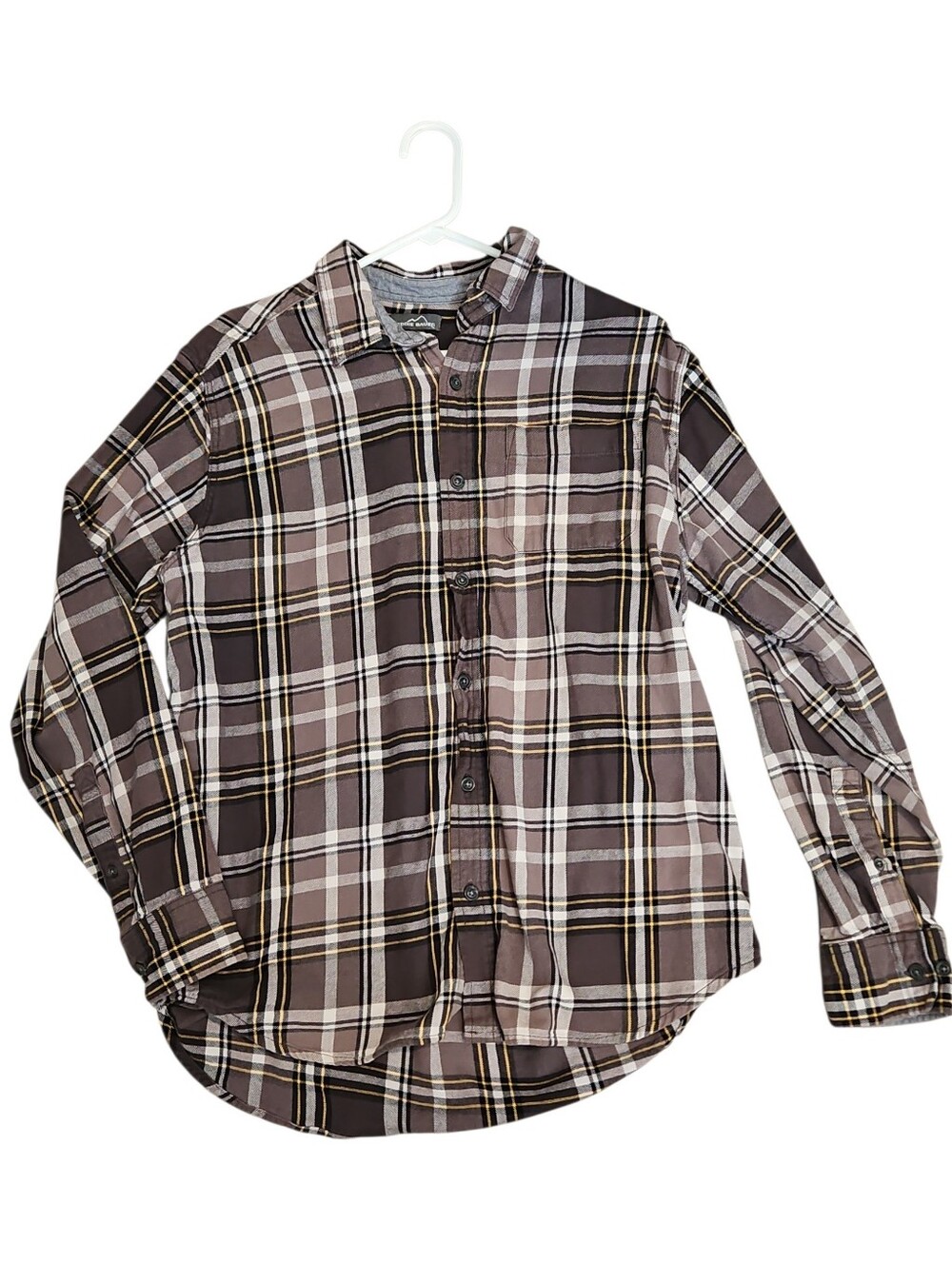 Men's Plaid Casual Button Down Shirt Size Xlarge Flannel